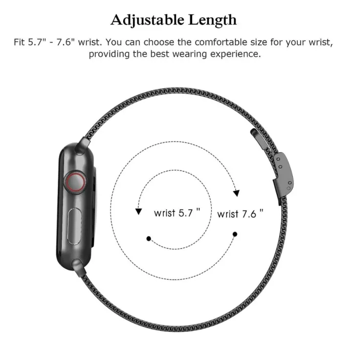 Milanese%20strap%20For%20Apple%20Watch%20band%2045mm/41mm%2044mm%2040mm%20iWatch%20band%20Stainless%20steel%20bracelet%20Apple%20watch%20series%205%204%203%20SE%206%207%208%20-%20Image%208