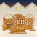 DIY Ramadan Decoration 2024 Eid Mubarak Advent Calendar Home Decoration Ramadan Novelty 2024 Calendar Islamic Muslim Home Deocor. 