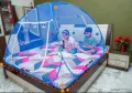 Self standing Double/Single bed mosquito net smart double gate folding mosquito tent net moshari pop up Mosquito net. 