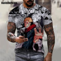 2023 Newest Fashion Anime Jujutsu Kaisen 3D Print T-shirt Funny T Shirt Men Summer Casual Women Streetwear Oversized Tops. 