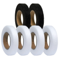 Fabric Fusing Hemming Tape-6 Rolls x Iron On Hemming Tape-Black&White. 