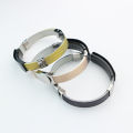 In Stock Can Carve Writing DIY Stainless Steel Simple Titanium Steel Bracelet Men's European and American Fashion Metal Bracelet Couples Bracelet.