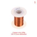 0.13mm to 1.25mm copper wire Magnet Wire Enameled Winding wire Coil Wire 100g. 