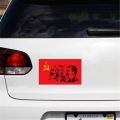 Tri Mishki WCS781 12*20cm Communism Flag Marx Engels Lenin Stalin CCCP car sticker colorful Decals Motorcycle Stickers. 