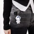 Cartoon Spaceman Light Glowing Keychain -Creative,Couple Gifts - Luminous Starry Bear Key Chain - For Car Keyring, Bags - Decoration Pendants - Cute Bear,Cat Space Astronaut.