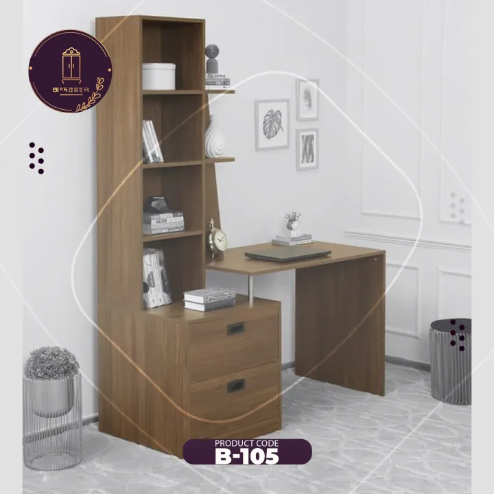 AndorMahal%20Classic%20Reading%20Table%20with%20Bookshelf%20(Melamine%20Board)%20-%20H:%205.5%20feet%20,%20L:%204%20feet%20,%20Depth:%2016%20inch%20-%20Image%202