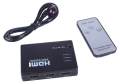 3 Port HDMI Switch Switcher Selector Splitter 3 HDMI Inputs 1 Output Auto Switching with Remote Control. 