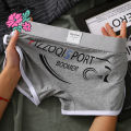 [Bloom the love] Brand Letter Boxer Men Underwear Cotton Boxershort Mens Boxers Man Breathable Cuecas Masculina Size M3XL HS8008. 