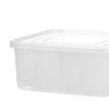 4 Compartments Food Container Water Draining Plastic Rectangular Stackable Fruit Vegetables Storage Box Kitchen Accessories. 