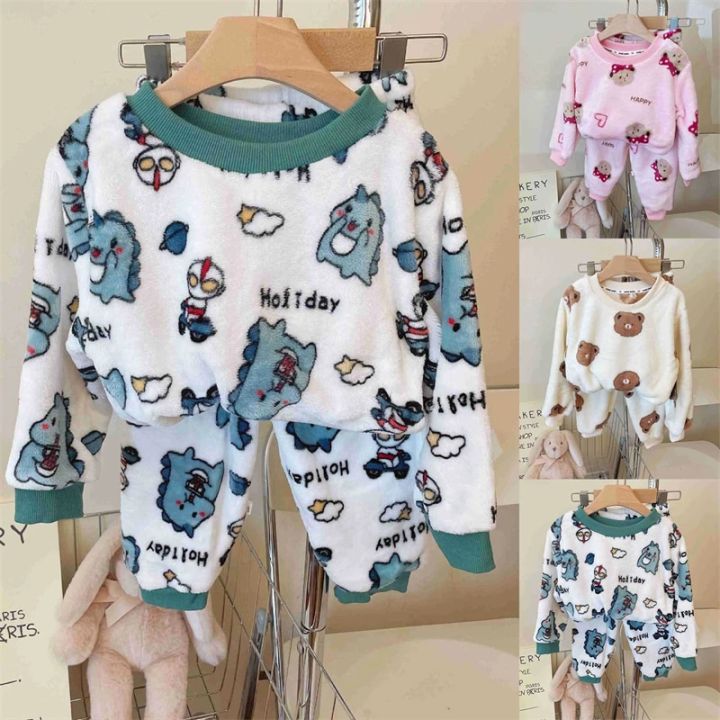 Autumn%20Winter%20Kids%20Thicken%20Soft%20Flannel%20Pajamas%20Sets%20New%202024%20Baby%20Boys%20Girls%20Cartoon%20O-neck%20Pullover%20Warm%20Sleeping%20Sets%20Pyjamas%20-%20Image%202