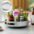 Rotating Storage Tray Turntable Organizer Carbon Steel Rotatable Spice Racks Turntable Kitchen Organizer for Pantry Office Bathroom Vanity Makeup. 