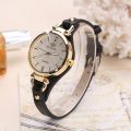 Leather Strap Watch Strap Fashion Ladies Quartz Watch Fancy Women Watches Jewelry Sophisticated And Stylish Women Watch.