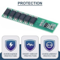 1S 12A BMS For 18650 3.7V lithium battery protection board 6MOS 15A BMS.