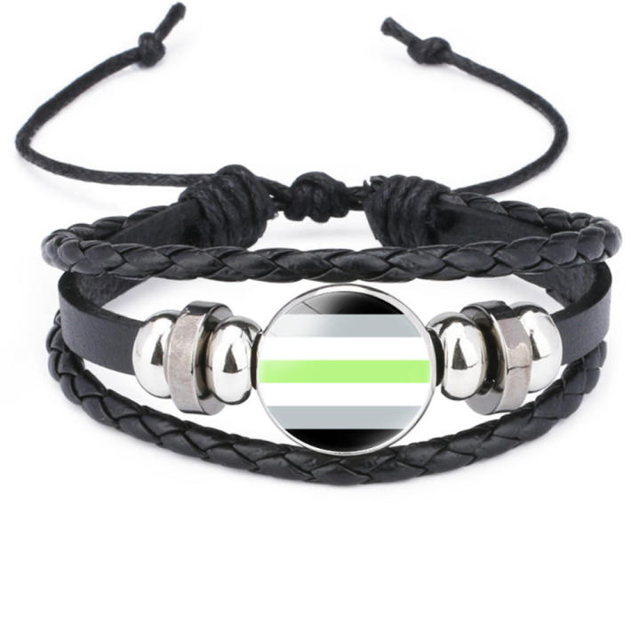 Handmade%20%20Pride%20Bracelet%20Unique%20Design%20Glass%20Beads%20Leather%20Braided%20Rainbow%20Bangle%20Adjustable%20Rainbow%20Flag%20%20Bracelet%20for%20%20Pride%20Event%20%20Support%20Queer%20Fashion%20Coming%20Out%20Gift%20Allies%20Accessory%20-%20Image%208