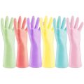 Housework Dishwashing Gloves Rubber Latex Kitchen Cleaning Brush Pot Durable Washing Clothes Plastic Waterproof. 