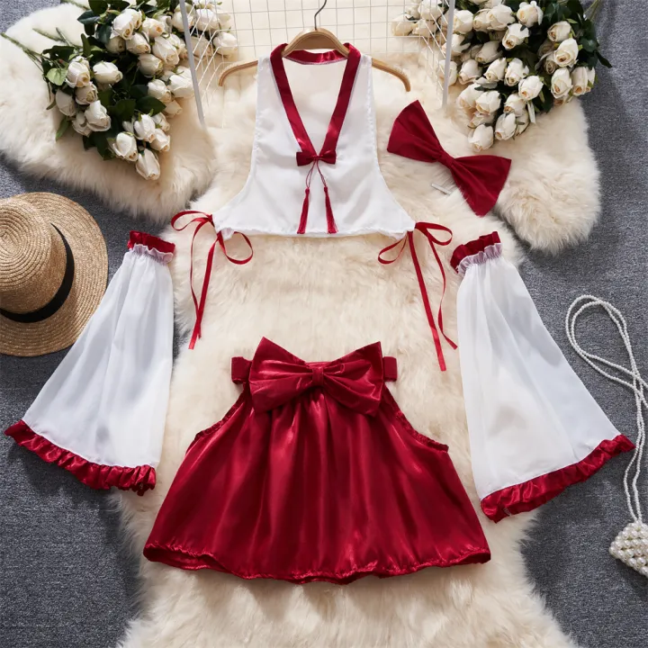 %E3%80%90sought-after%E3%80%91%20Black%20Japanese%20Kimono%20V-neck%20Printed%20Flower%20Waist%20Shaping%20Cardigan%20Mini%20Dress%20Women%20Clothing%20Loose%20Long%20Sleeve%20Lace-up%20-%20Image%204
