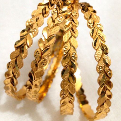 City%20Gold/Gold%20Plated%20Bangles%20For%20Women%20-%208pieces%20-%20Image%202