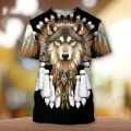Ordinary casual bohemian style men's t-shirt 3D stretch Indian design couple streetwear t-shirt fashion clothing. 