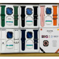 New i8 Ultra Big 2.0 Infinite Display Dual Band Smartwatch With Earbuds.