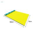 Floating Mat, with Rolling Design, Bouncy Tear Resistant 3 Layer XPE Foam, Roll Up Floating Island for Pool. 
