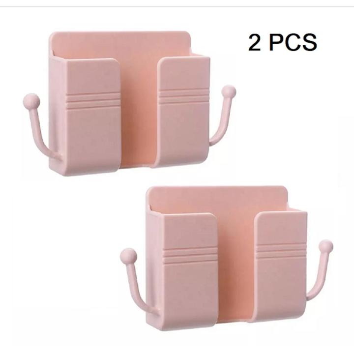 2%20PCS%20Mobile%20Phone%20Charging%20Hanging%20Holder%20Multifunction%20Wall%20Mounted%20Plug%20Bracket%20Remote%20Control%20Mounted%20Storage%20Box%20-%20Image%202