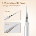 2 in 1 Blackhead Remover, Comedone Pimple Extractor Tool Double Ended Acne Needle Acne Removal Kit with Protective Cover. 