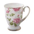 300ml Creative Flower Ceramic Mugs With Handle Floral Mugs Porcelain Bone China Tea Mug Coffee Cups Large Coffee Mugs Home Decor. 