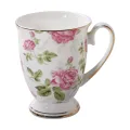 300ml Creative Flower Ceramic Mugs With Handle Floral Mugs Porcelain Bone China Tea Mug Coffee Cups Large Coffee Mugs Home Decor. 