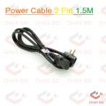 Power Cable 2 Pin 1.5M For Desktop, Laptop, Monitor, Printer. 
