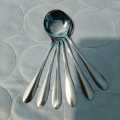 NOVA 6 pcs stainless steel sup spoon Nova Black Berry stainless steel sup spoon for children , sup spoon 15 cm long sup spoon. 