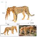 Leopard Toy Figurine Leopard Figures for Educational Toys Desktop Decor. 