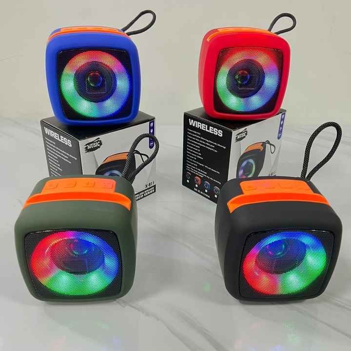 X-911%20Bluetooth,%20AUX,%20USB,%20TF%20Card%20&%20FM%20Radio%20Supported%20Colorful%20Lighting%20Wireless%20Speaker%20-%20Multicolor%20-%20Image%203