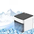 Portable Fan With Ice Mini Air Conditioner Desktop Mobile Cooler Usb Spray Humidifier Is Suitable For Office And Dormitory. 