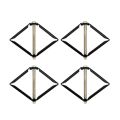 【YIYANGMAOYI111】4 Pcs Wall Mount Box Repair Tool Secret 86mm Switch Cassette Repairer Support Electrician Accessories.