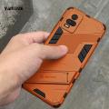 Vantime for Vivo V21e Case Kickstand Ultra Thin Shockproof Matte Back Cover. 