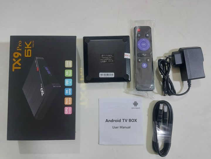 TX9 Pro Android TV Box 8GB RAM play Store Wifi