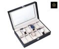 12-Slot Watch Storage Box Organizer for Watch Lovers - Stylish Watch Box with Convenient Compartments. 