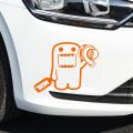 【Mary DAI Store】2Pcs Domo Kun Car Sticker JDM Car and Decals Styling Decoration Vinyl Window Aotu Accessories. 
