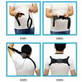 Body Fitness Belt Posture Corrector Belt Adjustable Back Correction Strap Shoulder Brace Belt Straighten.