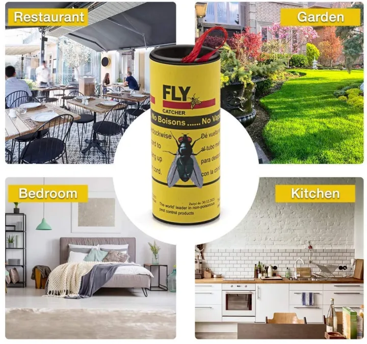 16Pcs%20Fly%20Sticky%20Paper%20Strip%20Strong%20Glue%20Double%20Sided%20Flies%20Paper%20Strips%20Flying%20Insect%20Bug%20Mosquitos%20Catcher%20Roll%20Tape%20-%20Image%206