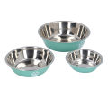 Stainless Steel Pet Bowl Noise Proof Rust Resistant Stainless Steel Cat Dog Bowl Versatile for Home Indoor.