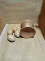 Wooden baby toy egg set - Showpiece. 