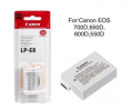 Canon LP-E8 durable Battery For 700D, 600D, 650D, 550D, Kiss X7- 1120 mAH White. 