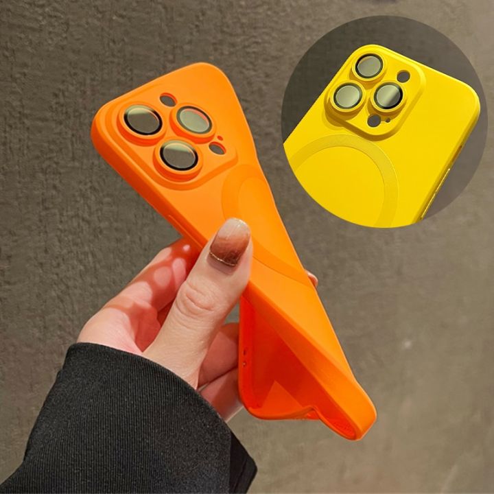HOCE%20Liquid%20Silicone%20Magnetic%20Phone%20Cases%20for%20iPhone%2014%20Pro%2013%2012%2011%20Pro%20Max%2014%20Plus%20for%20Mag%20Safe%20Case%20Glass%20Lens%20Protection%20Soft%20Cover%20-%20Image%206