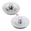 Stainless Steel Rubber Bath Tub Sink Floor Drain Plug Water Stopper Tool For Kitchen Laundry Bathroom. 
