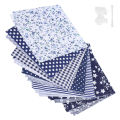 7Pcs DIY Face Cloth Cover Sewing Cotton Color Patch‑Work Dustproof 25x25cm. 