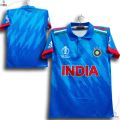 India World Cup Cricket Jersey For Men - Half Sleeve Collar Polo - India Cricket Jersey 2026-27. 