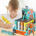 Children's Deformation Toy Transformation Robot Action Figure Pen Robot Deformation Pen Kids Children Robot Model Toy.