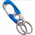 Key Ring OMUDA  Blue metal keyring lock system. 