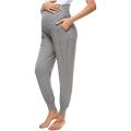 Maternity  slant pocket solid sweatpant for women. 